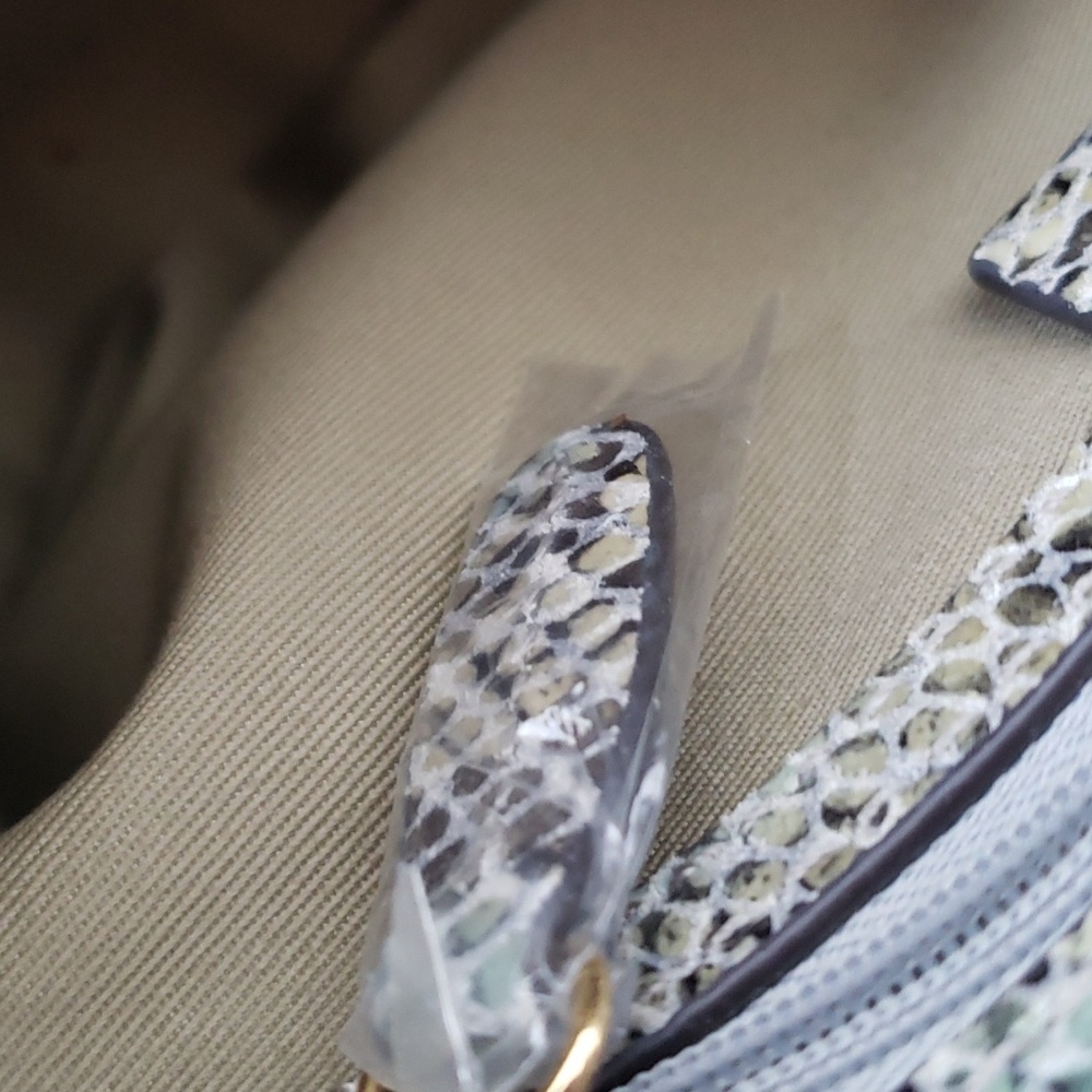GILI Green Blue Snakeskin Handbag!! - Picture 7 of 15
